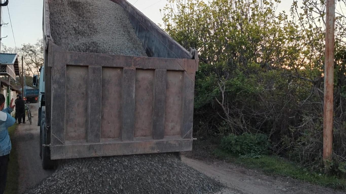 Kotanarx kəndində yolların əsaslı təmirinə start verildi