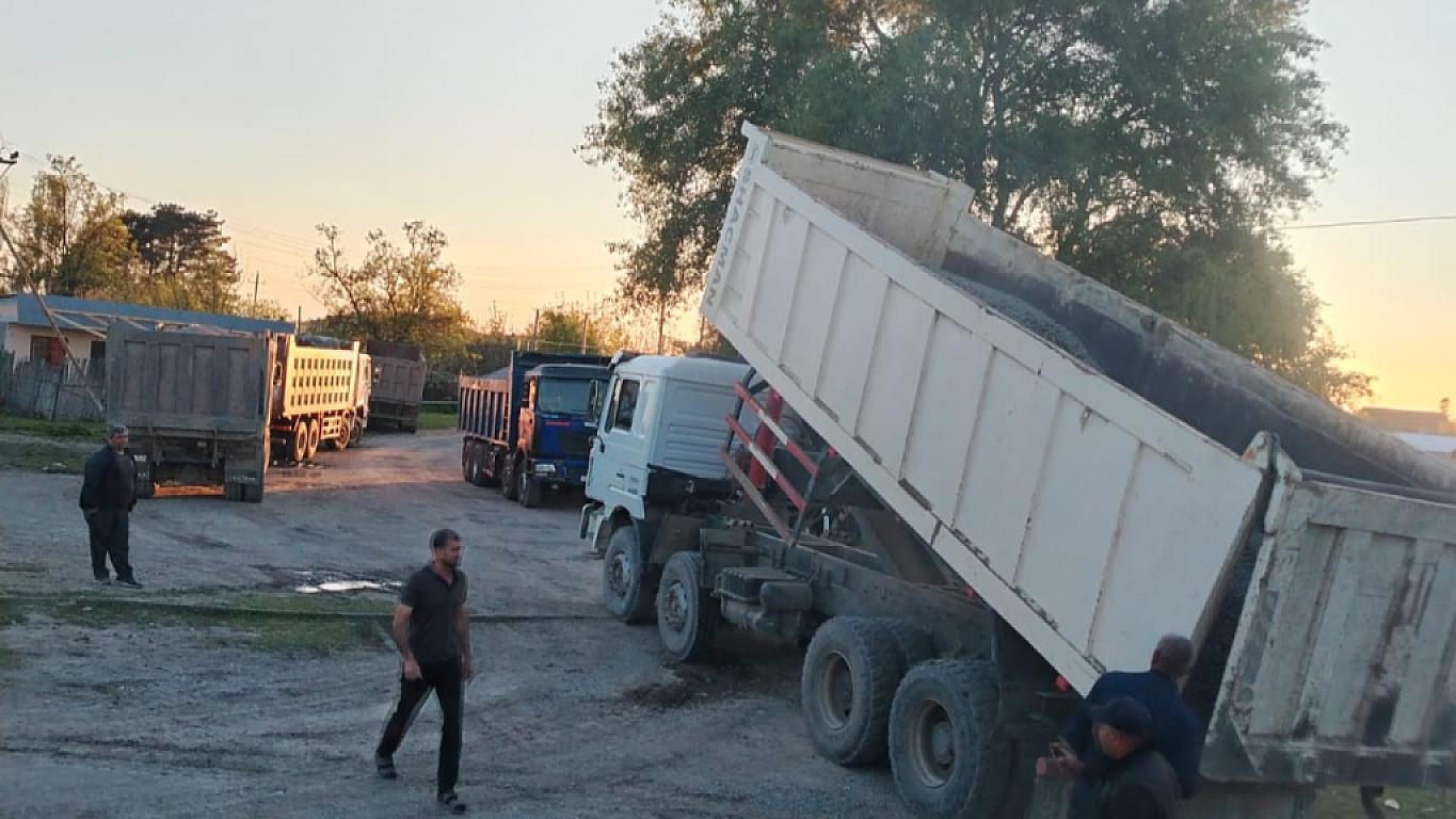 Kotanarx kəndində yolların əsaslı təmirinə start verildi